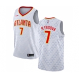 Men's Nike Atlanta Hawks #7 Ersan Ilyasova Authentic White NBA Jersey - Association Edition