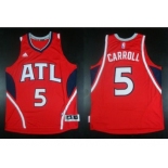 NBA Revolution 30 Atlanta Hawks #5 DeMarre Carroll red Stitched Jerseys