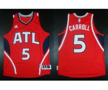 NBA Revolution 30 Atlanta Hawks #5 DeMarre Carroll red Stitched Jerseys