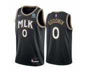 Nike Hawks #0 Brandon Goodwin Black NBA Swingman 2020-21 City Edition Jersey