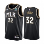 Nike Hawks #32 Kris Dunn Black NBA Swingman 2020-21 City Edition Jersey