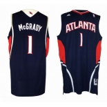 nba atlanta hawks #1 mcgrady blue