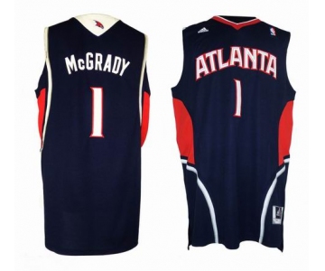 nba atlanta hawks #1 mcgrady blue