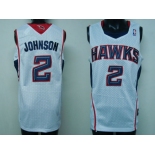 nba atlanta hawks #2 joe johnson white