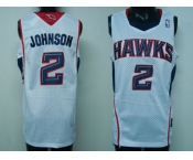 nba atlanta hawks #2 joe johnson white