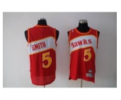 nba atlanta hawks #5 smith red(fans edition)