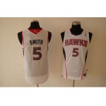 nba atlanta hawks #5 smith whtie(fans edition)