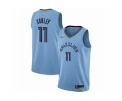 Youth Memphis Grizzlies #11 Mike Conley Swingman Blue Finished Basketball Jersey Statement Edition