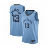 Youth Memphis Grizzlies #13 Jaren Jackson Jr. Swingman Blue Finished Basketball Jersey Statement Edition