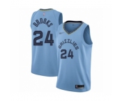 Youth Memphis Grizzlies #24 Dillon Brooks Swingman Blue Finished Basketball Jersey Statement Edition