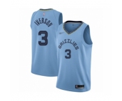 Youth Memphis Grizzlies #3 Allen Iverson Swingman Blue Finished Basketball Jersey Statement Edition