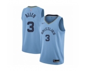 Youth Memphis Grizzlies #3 Grayson Allen Swingman Blue Finished Basketball Jersey Statement Edition