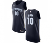 Youth Nike Memphis Grizzlies #10 Mike Bibby Authentic Navy Blue Road NBA Jersey - Icon Edition