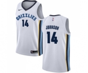 Youth Nike Memphis Grizzlies #14 Brice Johnson Swingman White NBA Jersey - Association Edition