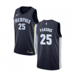 Youth Nike Memphis Grizzlies #25 Chandler Parsons Swingman Navy Blue Road NBA Jersey - Icon Edition