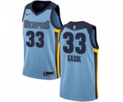 Youth Nike Memphis Grizzlies #33 Marc Gasol Swingman Light Blue NBA Jersey Statement Edition