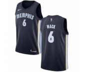 Youth Nike Memphis Grizzlies #6 Shelvin Mack Swingman Navy Blue NBA Jersey - Icon Edition