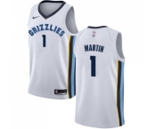 Women's Nike Memphis Grizzlies #1 Jarell Martin Swingman White NBA Jersey - Association Edition