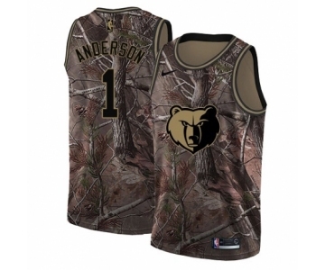 Women's Nike Memphis Grizzlies #1 Kyle Anderson Swingman Camo Realtree Collection NBA Jersey