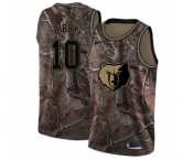 Women's Nike Memphis Grizzlies #10 Mike Bibby Swingman Camo Realtree Collection NBA Jersey