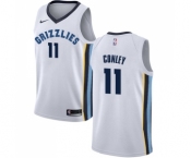 Women's Nike Memphis Grizzlies #11 Mike Conley Authentic White NBA Jersey - Association Edition