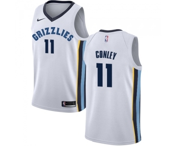 Women's Nike Memphis Grizzlies #11 Mike Conley Authentic White NBA Jersey - Association Edition