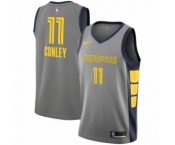 Women's Nike Memphis Grizzlies #11 Mike Conley Swingman Gray NBA Jersey - City Edition