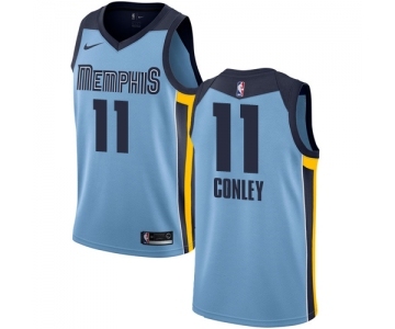 Women's Nike Memphis Grizzlies #11 Mike Conley Swingman Light Blue NBA Jersey Statement Edition