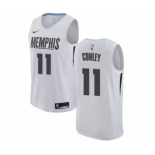 Women's Nike Memphis Grizzlies #11 Mike Conley Swingman White NBA Jersey - City Edition