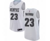 Women's Nike Memphis Grizzlies #23 Ben McLemore Swingman White NBA Jersey - City Edition