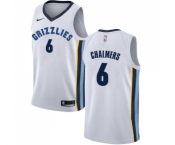 Women's Nike Memphis Grizzlies #6 Mario Chalmers Swingman White NBA Jersey - Association Edition