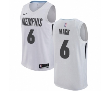 Women's Nike Memphis Grizzlies #6 Shelvin Mack Swingman White NBA Jersey - City Edition