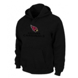 Arizona Cardinals Authentic Logo Pullover Hoodie Black