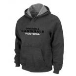 Arizona Cardinals Authentic font Pullover Hoodie D.Grey