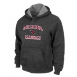 Arizona Cardinals Heart & Soul Pullover Hoodie D.Grey