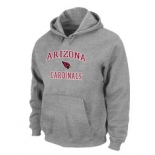 Arizona Cardinals Heart & Soul Pullover Hoodie Grey