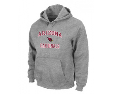 Arizona Cardinals Heart & Soul Pullover Hoodie Grey