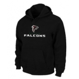 Atlanta Falcons Authentic Logo Pullover Hoodie Black