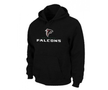 Atlanta Falcons Authentic Logo Pullover Hoodie Black