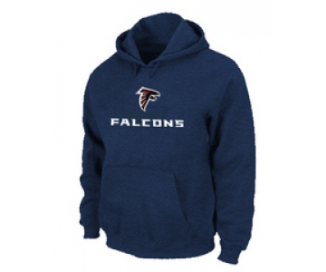 Atlanta Falcons Authentic Logo Pullover Hoodie D.Blue