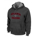 Atlanta Falcons Heart & Soul Pullover Hoodie D.Grey