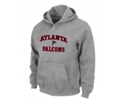 Atlanta Falcons Heart & Soul Pullover Hoodie Grey