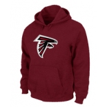 Atlanta Falcons Logo Pullover Hoodie RED