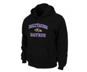 Baltimore Ravens Heart & Soul Pullover Hoodie Black