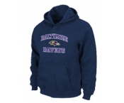 Baltimore Ravens Heart & Soul Pullover Hoodie D.Blue