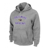 Baltimore Ravens Heart & Soul Pullover Hoodie Grey