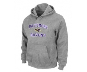 Baltimore Ravens Heart & Soul Pullover Hoodie Grey