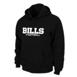 Buffalo Bills Authentic font Pullover Hoodie Black