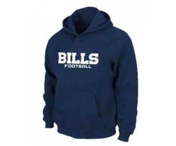 Buffalo Bills Authentic font Pullover Hoodie D.Blue