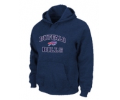 Buffalo Bills Heart & Soul Pullover Hoodie D.Blue